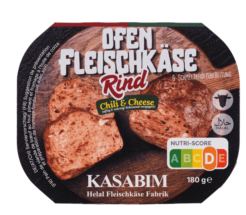 Rind Chili Cheese Vorderansicht