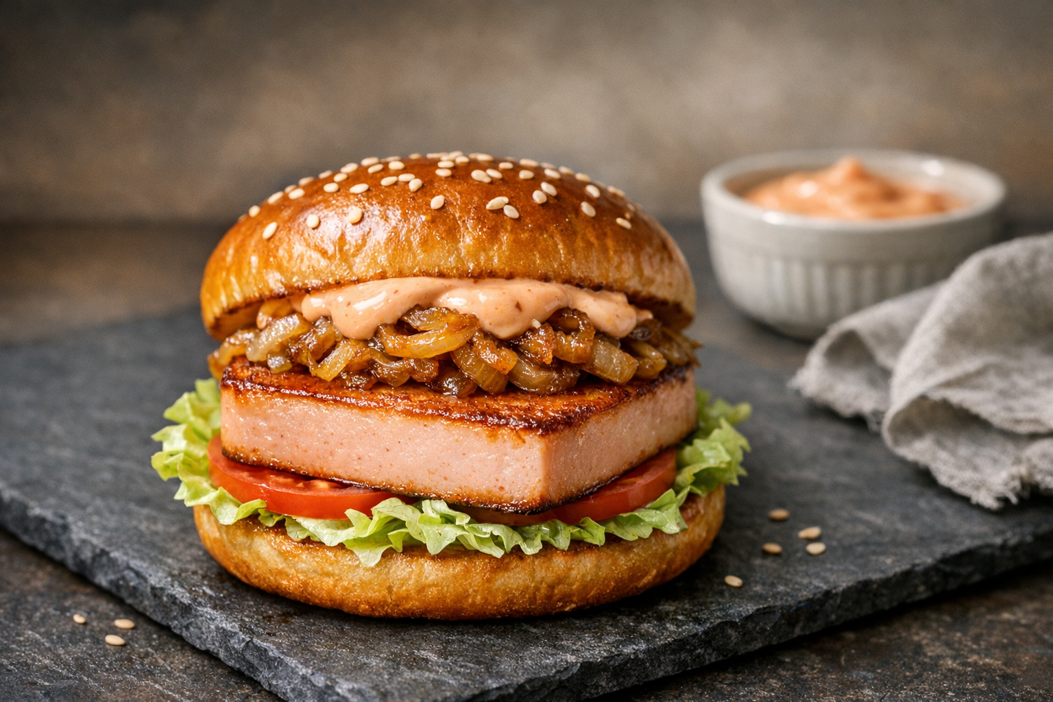 Fleischkäse Burger
